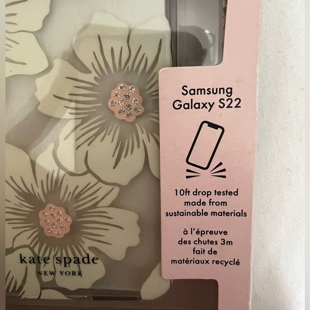 Kate spade Samsung galaxy s22 phone case🌸💗